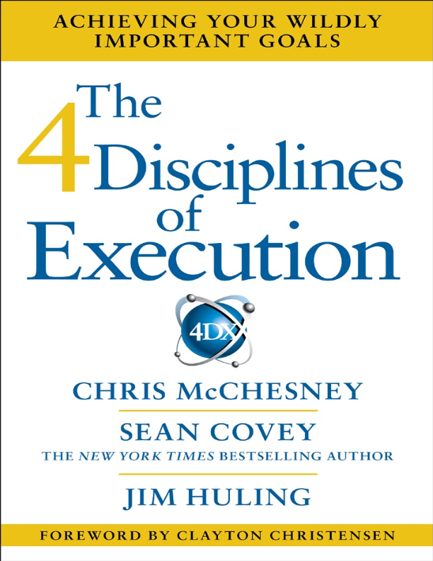 Discipline of execution