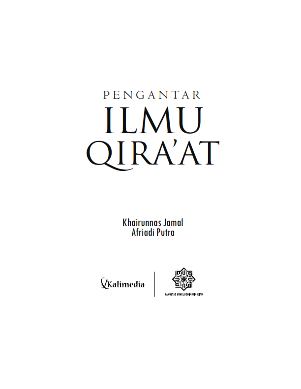 Pengantar Ilmu Qiraat